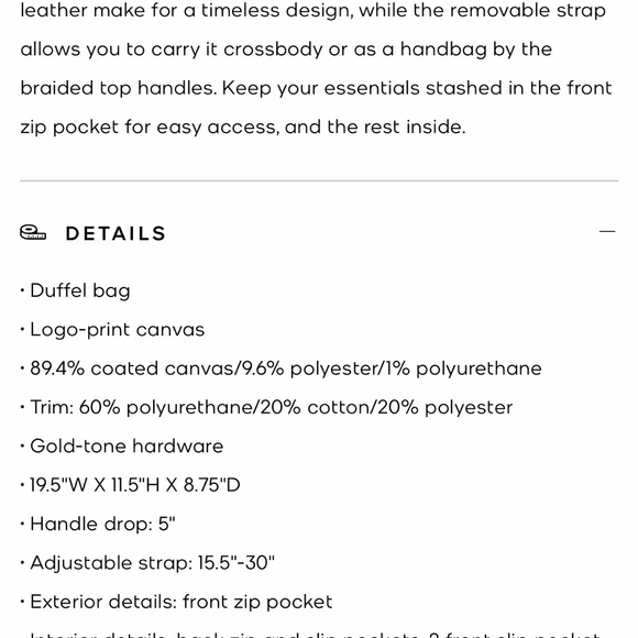 michael Kors XL Duffle - Picture 13 of 13